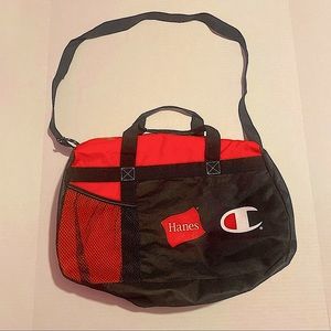CHAMPION X HANES x GEMLINE Canvas Duffle Gym Bag